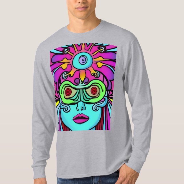 CAMISETA MUJERES PSICODELIC (Anverso)