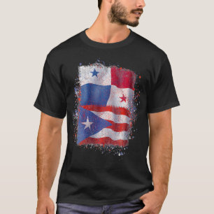Camiseta Mujeres puertorriqueñas con amor panameño