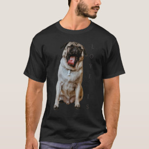 Camiseta Mujeres Pug Men Pug Mom Dad Life Love Dog Mascota