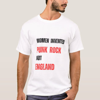 Camiseta Mujeres Punk inventado roca no inglaterra