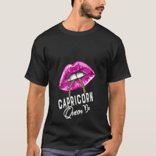Camiseta Mujeres púrpura Capricornio Reina Cumpleaños Mujer
