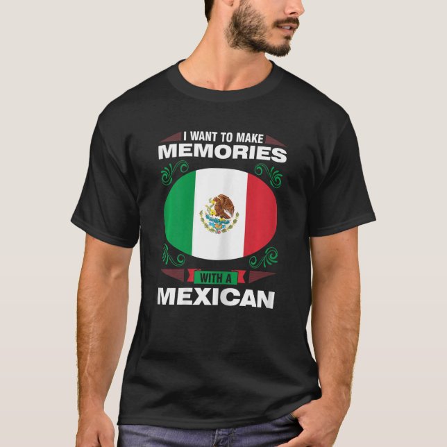 Camiseta Mujeres que amo a mi chica mexicana México (Anverso)
