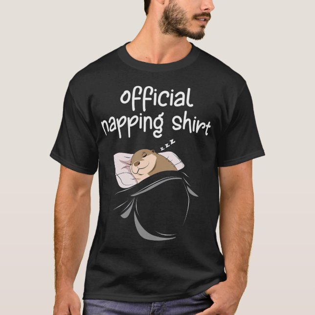 Camiseta Mujeres que duermen en el mar Nap Pajamas Nap PJ (Anverso)