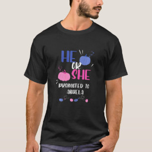 Camiseta Mujeres Que Él O Ella Promocionó Para Abuela Revel