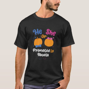 Camiseta Mujeres Que Él O Ella Promocionó Para Abuela Revel