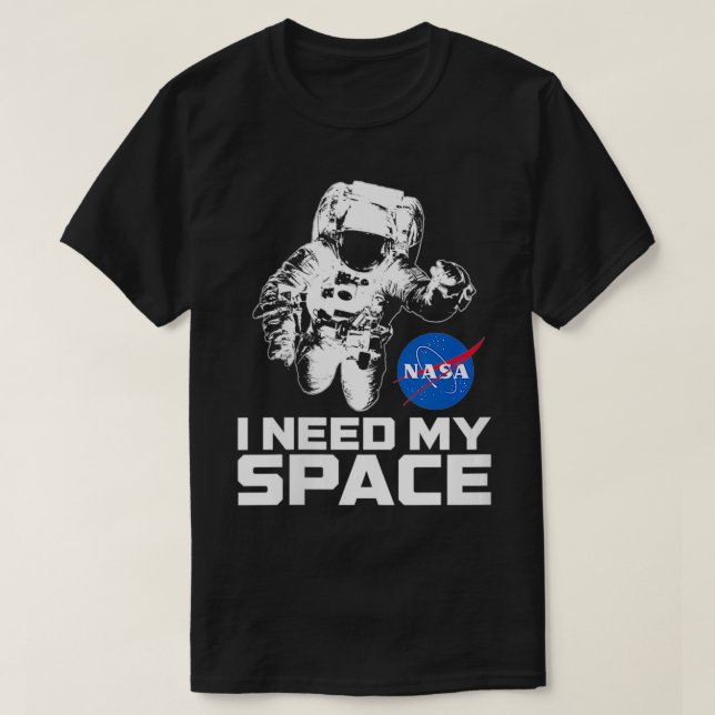 Camiseta Mujeres que necesito mi espacio con espacio astron (Diseño del anverso)