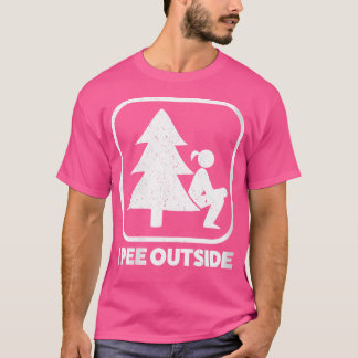 Camiseta Mujeres que presento fuera del Rótulo Chica Gracio