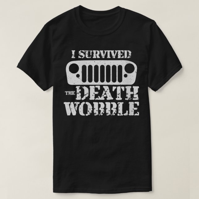 Camiseta Mujeres que sobreviví a la muerte Wobble VNeck (Diseño del anverso)