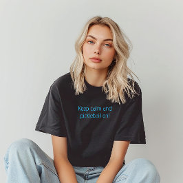 Camiseta Mujeres que viven de la carta turquesa de Pickleba
