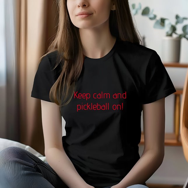 Camiseta Mujeres que viven por carta roja de Pickleball (Subido por el creador)