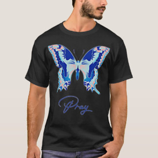 Camiseta Mujeres Quycinda Leress Pray Mariposa Premium Q
