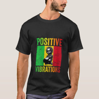 Camiseta Mujeres Rasta Bebé Vintage Africano Positivo Vibra