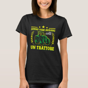 Camiseta Mujeres Reales de la Agricultura Conducen Tractor 