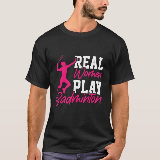 Camiseta Mujeres Reales Juegan Al Lanzamiento De Los Jugado (Anverso)