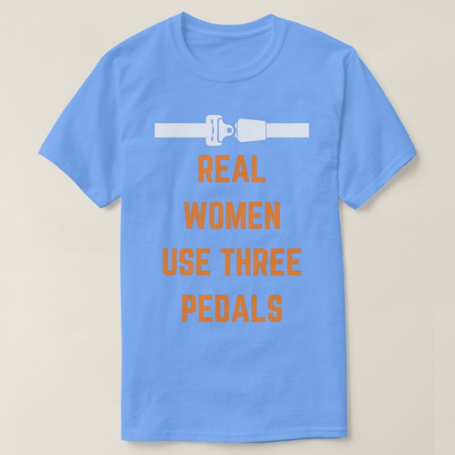 Camiseta Mujeres Reales Usan Tres Pedales 10 (Diseño del anverso)