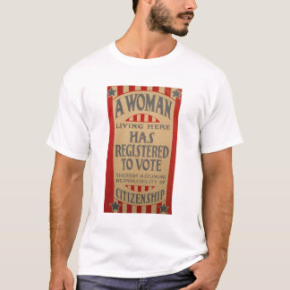 Camiseta ¡Mujeres, registro al voto!