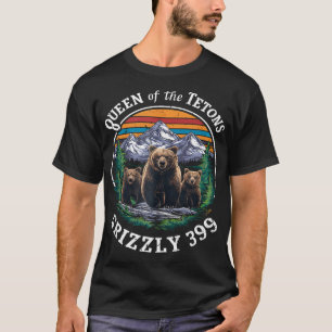 Camiseta Mujeres Reina De Los Tetones Grizzly 399