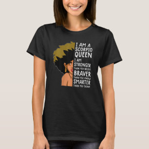Camiseta Mujeres Reina del Escorpio mujeres Astrología zodi