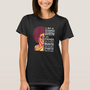 Camiseta Mujeres Reina del Escorpio mujeres Astrología zodi