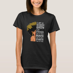 Camiseta Mujeres Reina del Escorpio mujeres Astrología zodi