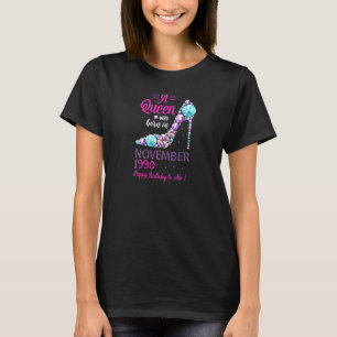 Camiseta Mujeres Reina Nacieron El 31 De Noviembre