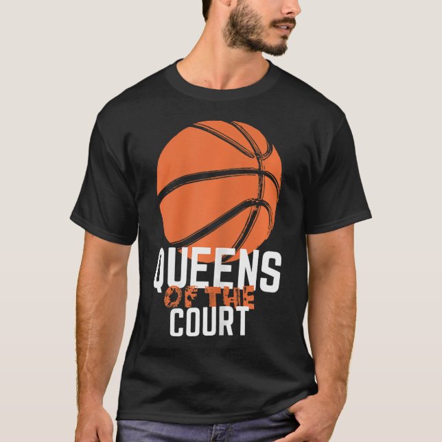 Camiseta Mujeres Reinas De La Corte - Mujeres Chicas Basket (Anverso)