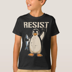 Camiseta Mujeres resistentes al activismo pingüino