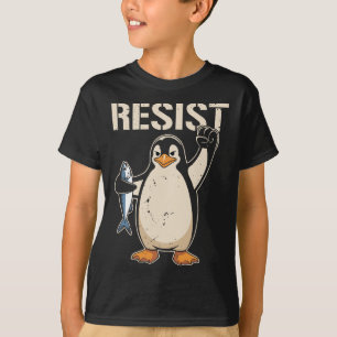 Camiseta Mujeres resistentes al activismo pingüino