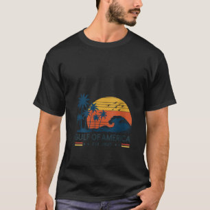 Camiseta Mujeres Retro Golfo De Estados Unidos América Est