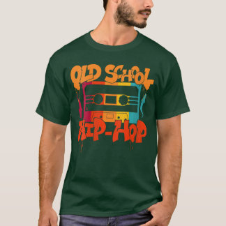 Camiseta Mujeres Retro Hip Hop Antiguo 80s 90s Grafiti C