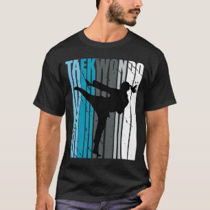 Camiseta Mujeres Retro Karate Rosado Cumpleaños Adolescente