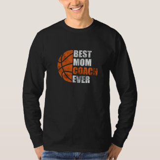 Camiseta Mujeres Retro Mejor Madre de Baloncesto Entrenador