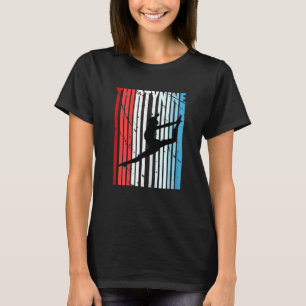 Camiseta Mujeres Retro Mujeres 39ª bailarina de cumpleaños