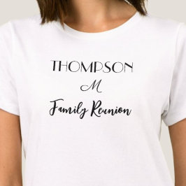 Camiseta Mujeres Reuniones Familiares