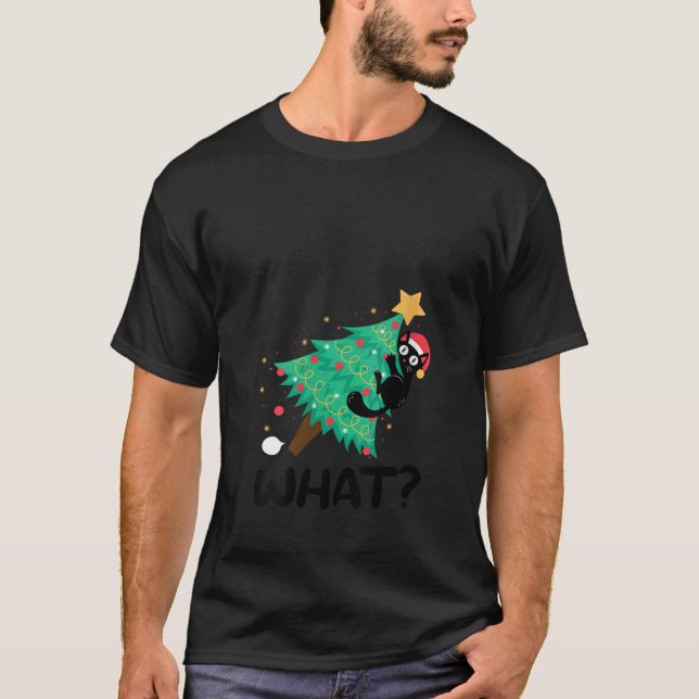 Camiseta Mujeres ricas gatos negros aplastando el árbol de  (Anverso)