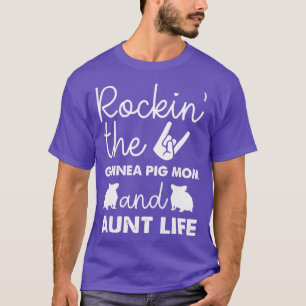 Camiseta Mujeres Rocando A La Madre Del Cerdo De Guinea Y A