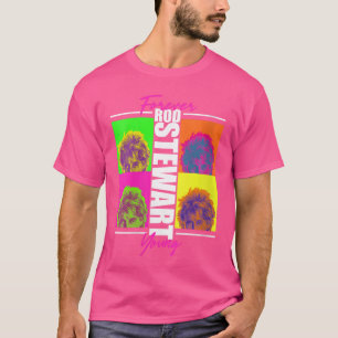 Camiseta Mujeres Rod Stewart Forever Young Cuello en V vint