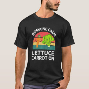 Camiseta Mujeres Romaine Calm Lettuce Carrot En Veganism Ve