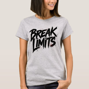 Camiseta Mujeres Rompe Límites Motivacional Minima