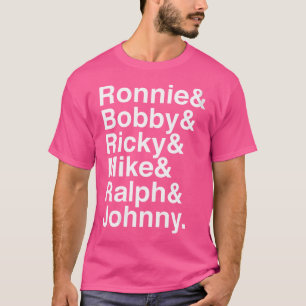 Camiseta Mujeres Ronnie Bobby Ricky Mike Ralph Johnny Funny