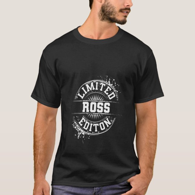 Camiseta Mujeres Ross Funny Surname Family Tree Birthday Re (Anverso)