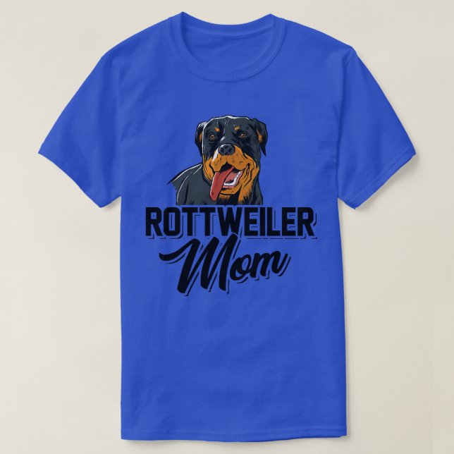 Camiseta Mujeres Rottweiler Mamá Perros Dueñas Perros Camin (Diseño del anverso)