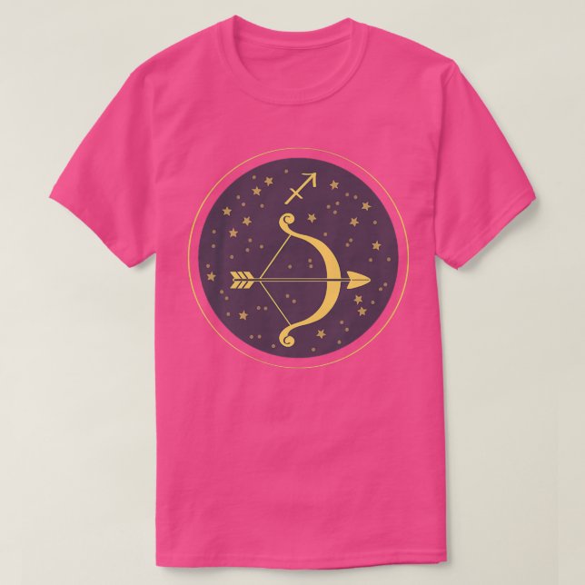 Camiseta Mujeres Sagittaurius Astrología Horóscopo Tee (Diseño del anverso)