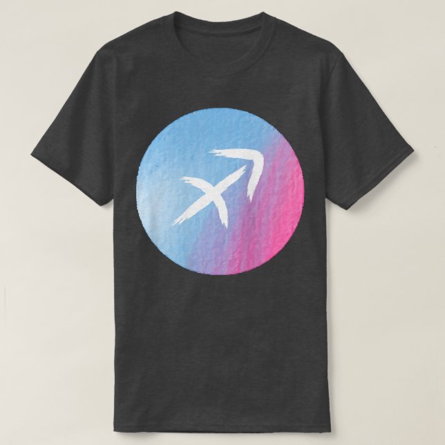 Camiseta Mujeres Sagittaurius Astrología Horóscopo Tee (Diseño del anverso)