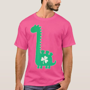 Camiseta Mujeres San Patrón Día Brontosaurus Dinosaurio Sha