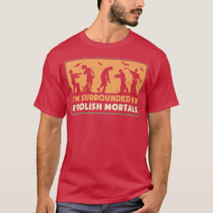 Camiseta Mujeres Scary Halloween escoba follos mortales