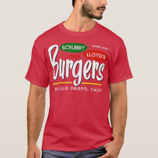 Camiseta Mujeres Scrubby Lloyds Burgers San Luis Obispo Cal