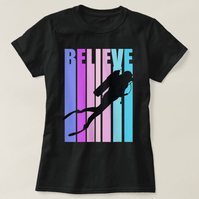 Camiseta Mujeres Scuba Buceando bucean buceando buceo en ag (Diseño del anverso)