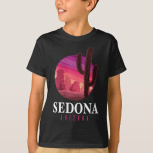 Camiseta Mujeres Sedona Arizona Cactus Atardecer Desierto S