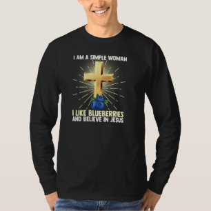 Camiseta Mujeres Sencillas Como Blueberry Creen En Jesús Ch